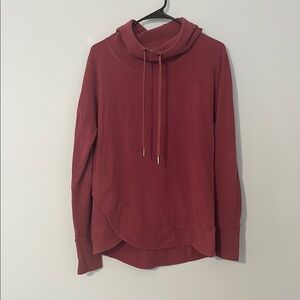 Sweaty Betty Maroon‎ Cowl Neck Sweater Size Medium